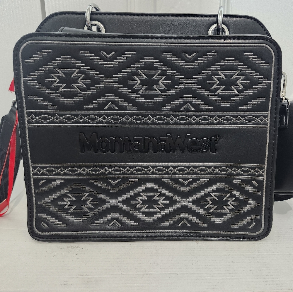 SOLD💢Montana West Black and Gray Crossbody Bag